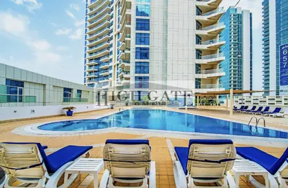 Pool image for: Apartment - 1 Bedroom - 2 Bathrooms for rent in Dorra Bay - Dubai Marina - Dubai, Image 1