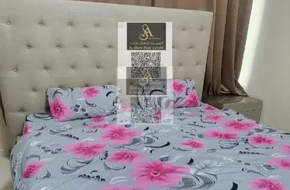 Apartment - 1 Bedroom - 2 Bathrooms for rent in Orient Tower 1 - Orient Towers - Al Bustan - Ajman