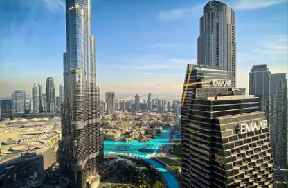 Apartment - 3 Bedrooms - 5 Bathrooms for rent in Burj Vista 1 - Burj Vista - Downtown Dubai - Dubai