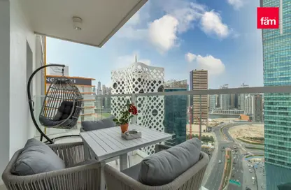 شقة - 2 غرف نوم - 3 حمامات للايجار في AG برج - الخليج التجاري - دبي