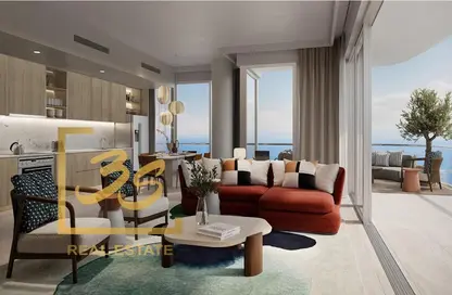 Living Room image for: Apartment - 2 Bedrooms - 3 Bathrooms for sale in Address The Bay - EMAAR Beachfront - Dubai Harbour - Dubai, Image 1