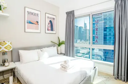 Apartment - Studio - 1 Bathroom for rent in Marina Diamond 1 - Marina Diamonds - Dubai Marina - Dubai