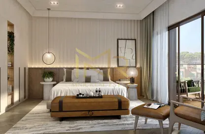 Room / Bedroom image for: Townhouse - 5 Bedrooms - 6 Bathrooms for sale in Nice - Damac Lagoons - Dubai, Image 1