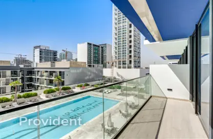Apartment - 1 Bedroom - 1 Bathroom for rent in Binghatti Corner - Jumeirah Village Circle - Dubai