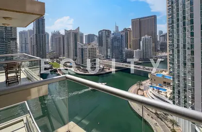 Apartment - 1 Bedroom - 1 Bathroom for sale in Sanibel Tower - Park Island - Dubai Marina - Dubai