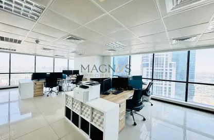 Office Space - Studio - 1 Bathroom for rent in Jumeirah Bay X2 - JLT Cluster X - Jumeirah Lake Towers - Dubai