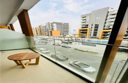 Balcony image for: Apartment - 1 Bathroom for rent in AZIZI Riviera 17 - Meydan One - Meydan - Dubai, Image 1
