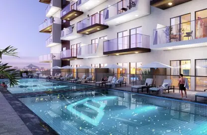 صورة لـ حوض سباحة شقة - 1 حمام للبيع في بنغاطي هاوس - قرية الجميرا سركل - دبي ، صورة رقم 1