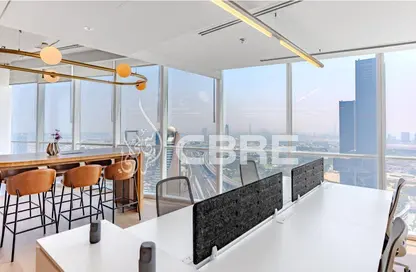 Office Space - Studio - 1 Bathroom for rent in Burj Al Salam - Sheikh Zayed Road - Dubai