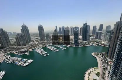 Apartment - 3 Bedrooms - 5 Bathrooms for rent in Iris Blue - Dubai Marina - Dubai