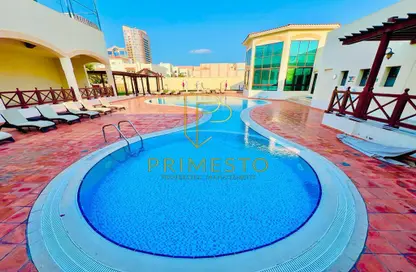 Pool image for: Villa - 5 Bedrooms - 7 Bathrooms for rent in Khalidiya Village - Al Khalidiya - Abu Dhabi, Image 1