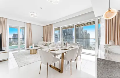 Apartment - 2 Bedrooms - 3 Bathrooms for rent in Grand Bleu Tower 1 - EMAAR Beachfront - Dubai Harbour - Dubai