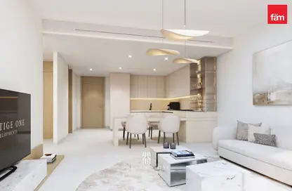Apartment - 2 Bedrooms - 2 Bathrooms for sale in Coastal Haven By Prestige Harbour Real Estate Development - Dubai Islands - Deira - Dubai