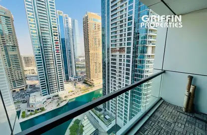 شقة - غرفة نوم - 2 حمامات للايجار في ليك سايد ريزيدنس - (JLT) مجمع A - أبراج بحيرة الجميرا - دبي