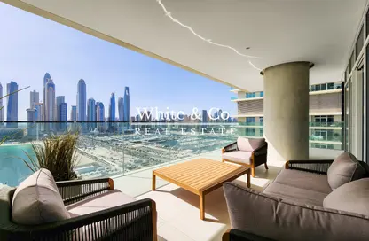 Apartment - 3 Bedrooms - 3 Bathrooms for rent in Sunrise Bay - EMAAR Beachfront - Dubai Harbour - Dubai