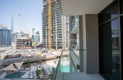 Apartment - Studio - 1 Bathroom for rent in Peninsula Five - Peninsula - Business Bay - Dubai