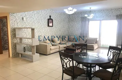 Living / Dining Room image for: Apartment - 1 Bedroom - 2 Bathrooms for sale in Gardenia 1 - Emirates Gardens 1 - Jumeirah Village Circle - Dubai, Image 1