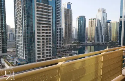 شقة - 2 غرف نوم - 3 حمامات للايجار في برج أيكون 1 - (JLT) مجمع M - أبراج بحيرة الجميرا - دبي