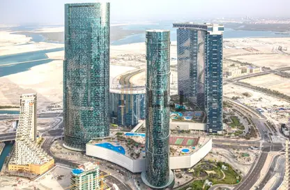 شقة - غرفة نوم - 2 حمامات للايجار في صن تاور - شمس أبوظبي - جزيرة الريم - أبوظبي