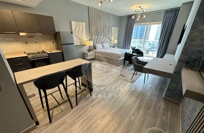 Apartment - Studio - 1 Bathroom for rent in AG Tower - Business Bay - Dubai