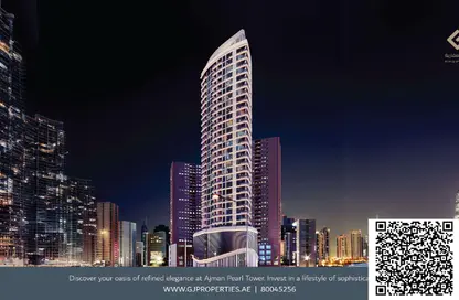 Apartment - 2 Bedrooms - 3 Bathrooms for sale in Tower C1 - Ajman Pearl Towers - Ajman Downtown - Ajman