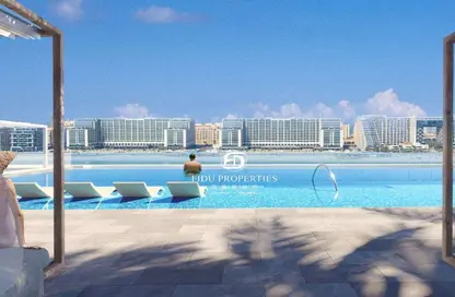 Pool image for: Apartment - 2 Bedrooms - 2 Bathrooms for sale in Beachgate by Address - EMAAR Beachfront - Dubai Harbour - Dubai, Image 1
