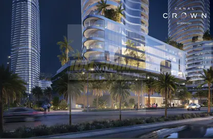 Outdoor Building image for: Apartment - 1 Bedroom - 2 Bathrooms for sale in Canal Crown - Business Bay - Dubai, Image 1