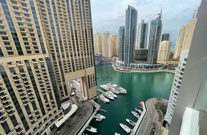 شقة - غرفة نوم - 2 حمامات للايجار في دبي مارينا مون - دبي مارينا - دبي