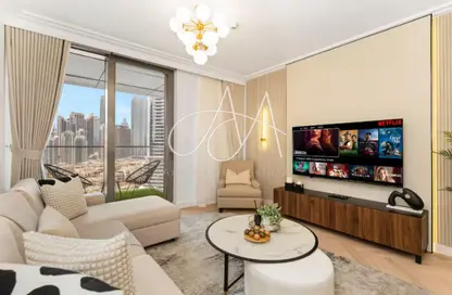 شقة - غرفة نوم - 2 حمامات للبيع في بوليفارد بوينت - وسط مدينة دبي - دبي