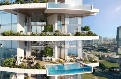 Pool image for: Apartment - 5 Bedrooms - 7 Bathrooms for sale in Cavalli Casa Tower - Al Sufouh 2 - Al Sufouh - Dubai, Image 1