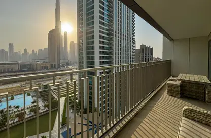 Apartment - 3 Bedrooms - 3 Bathrooms for rent in Downtown Views II Tower 2 - Downtown Views II - Downtown Dubai - Dubai