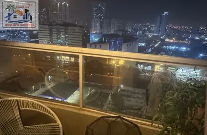 Apartment - 2 Bedrooms - 2 Bathrooms for rent in Al Naemiya Tower 1 - Al Naemiya Towers - Al Nuaimiya - Ajman