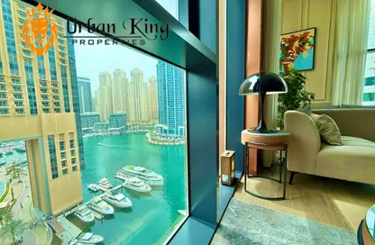 Apartment - 1 Bedroom - 2 Bathrooms for rent in Dubai Marina Moon - Dubai Marina - Dubai