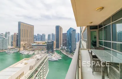 Apartment - 2 Bedrooms - 2 Bathrooms for rent in Marina Quays West - Marina Quays - Dubai Marina - Dubai