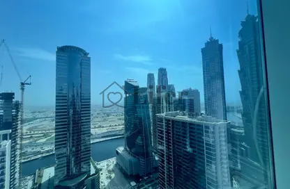 مكتب - استوديو - 1 حمام للايجار في برج بارك لين - الخليج التجاري - دبي