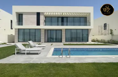 Pool image for: Villa - 4 Bedrooms - 6 Bathrooms for sale in Beachfront - Al Zorah - Ajman, Image 1