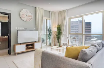 Apartment - Studio - 1 Bathroom for rent in The Royal Oceanic - Oceanic - Dubai Marina - Dubai