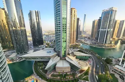 شقة - غرفة نوم - 2 حمامات للايجار في برج إنديجو - (JLT) مجمع D - أبراج بحيرة الجميرا - دبي