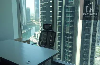 Office Space - Studio - 1 Bathroom for rent in The Binary Tower - Business Bay - Dubai