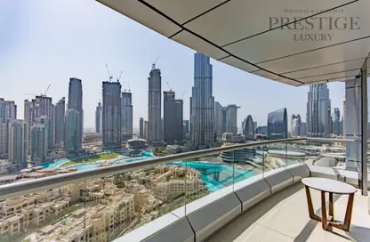 Pool image for: Apartment - 1 Bedroom - 2 Bathrooms for rent in Burj Lake Hotel - The Address DownTown - Downtown Dubai - Dubai, Image 1