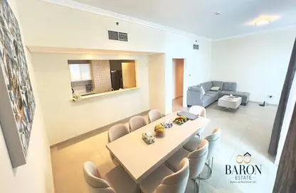 Apartment - 2 Bedrooms - 3 Bathrooms for rent in Al Bateen Residences - Jumeirah Beach Residence - Dubai