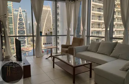 Apartment - 1 Bedroom - 2 Bathrooms for rent in Indigo Tower - JLT Cluster D - Jumeirah Lake Towers - Dubai