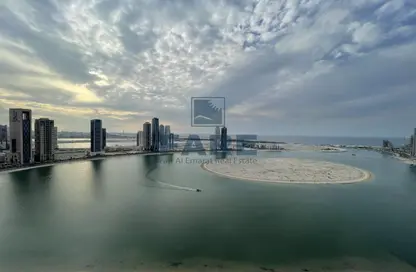Apartment - 3 Bedrooms - 4 Bathrooms for rent in Beach Tower 2 - Al Khan Lagoon - Al Khan - Sharjah
