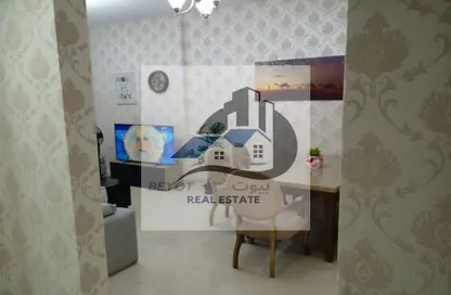 شقة - غرفة نوم - 2 حمامات للايجار في أورينت تاور 1 - أورينت تاور - البستان - عجمان