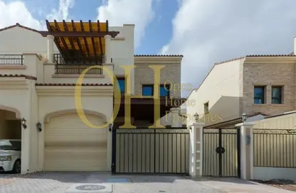 Outdoor House image for: Townhouse - 3 Bedrooms - 4 Bathrooms for sale in Bloom Gardens - Al Salam Street - Abu Dhabi, Image 1
