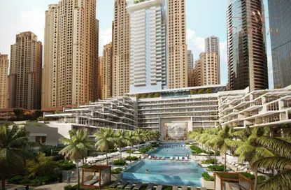 Outdoor Building image for: Apartment - 2 Bedrooms - 2 Bathrooms for sale in Five Luxe JBR - Jumeirah Beach Residence - Dubai, Image 1