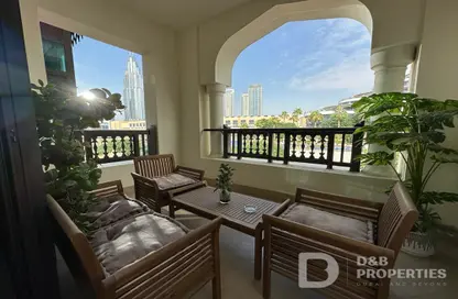 Balcony image for: Apartment - 2 Bedrooms - 3 Bathrooms for sale in Tajer Residences - The Old Town Island - Downtown Dubai - Dubai, Image 1