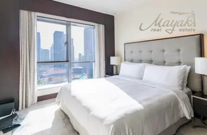 شقة - غرفة نوم - 1 حمام للايجار في فندق برج ليك - العنوان داون تاون - دبي وسط المدينة - دبي