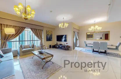 Apartment - 3 Bedrooms - 4 Bathrooms for rent in Rimal 4 - Rimal - Jumeirah Beach Residence - Dubai