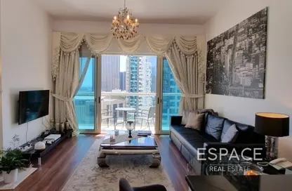 Apartment - 1 Bedroom for rent in Marina View Tower A - Marina View - Dubai Marina - Dubai